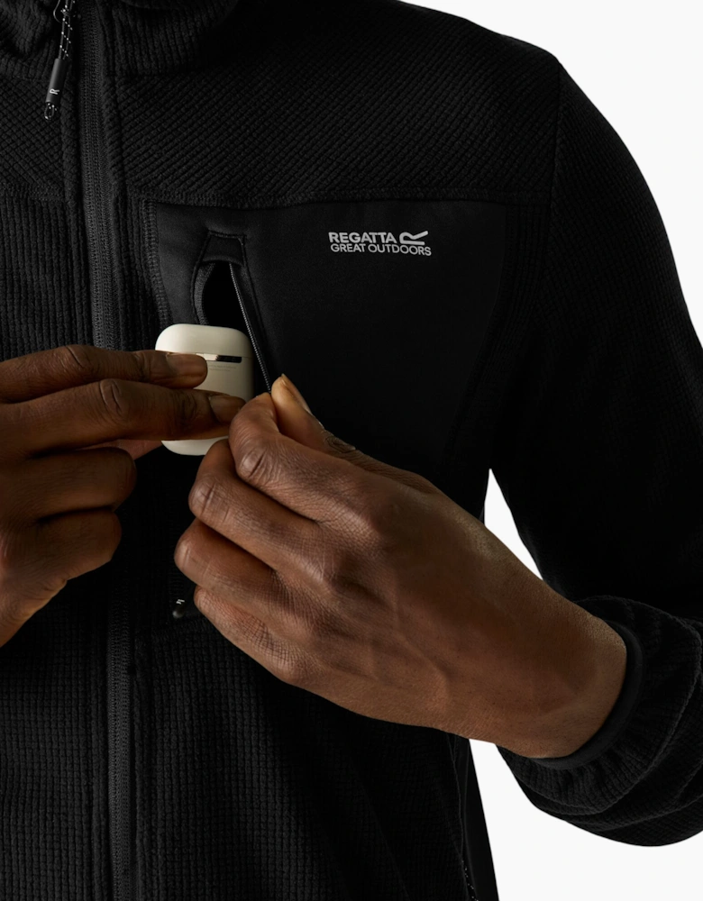 Regatta Mens Eadle Logo Full Zip Fleece
