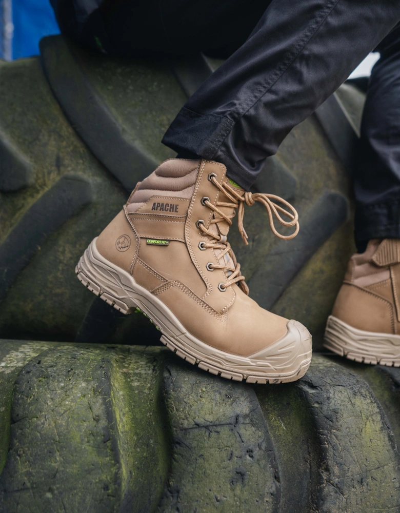 Apache Outback Unisex Composite Toe Safety Boots Stone