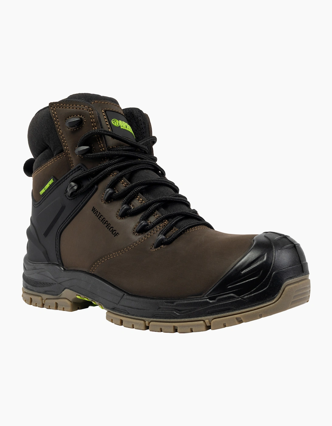 Apache Mission Unisex Composite Toe Safety Boots Brown