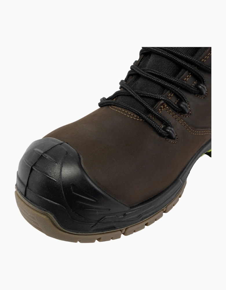 Apache Mission Unisex Composite Toe Safety Boots Brown