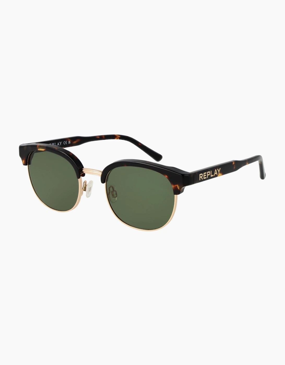 Replay Brown Metal Sunglasses - Image 2