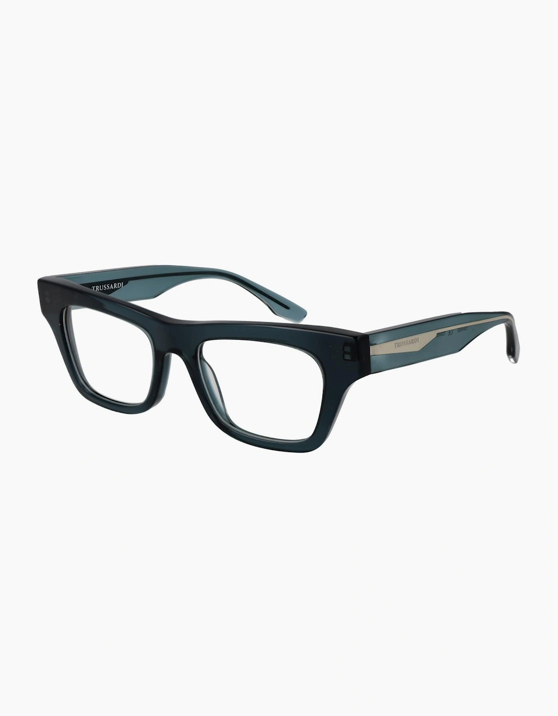 Trussardi Acetate Glasses Frame - Female - Glasses - Blue - One Size - Accessories - Image 3