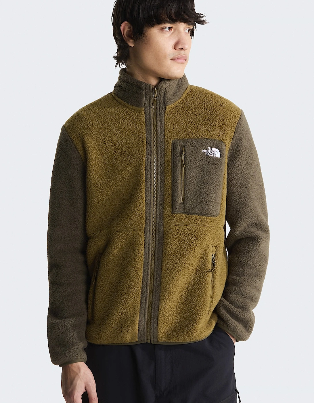 M Yumiori Full Zip Fleece Khaki