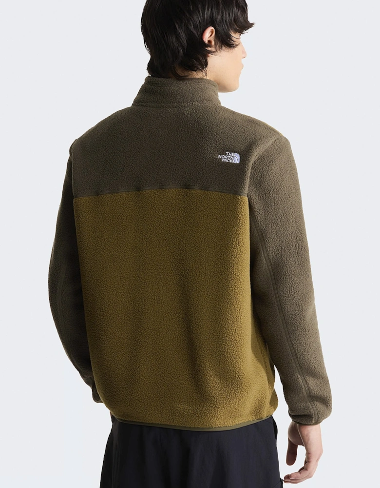 M Yumiori Full Zip Fleece Khaki
