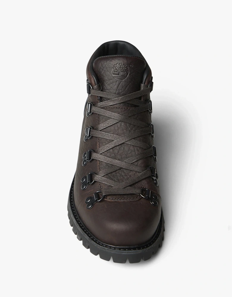 AUHK Mid Lace Boot Brown