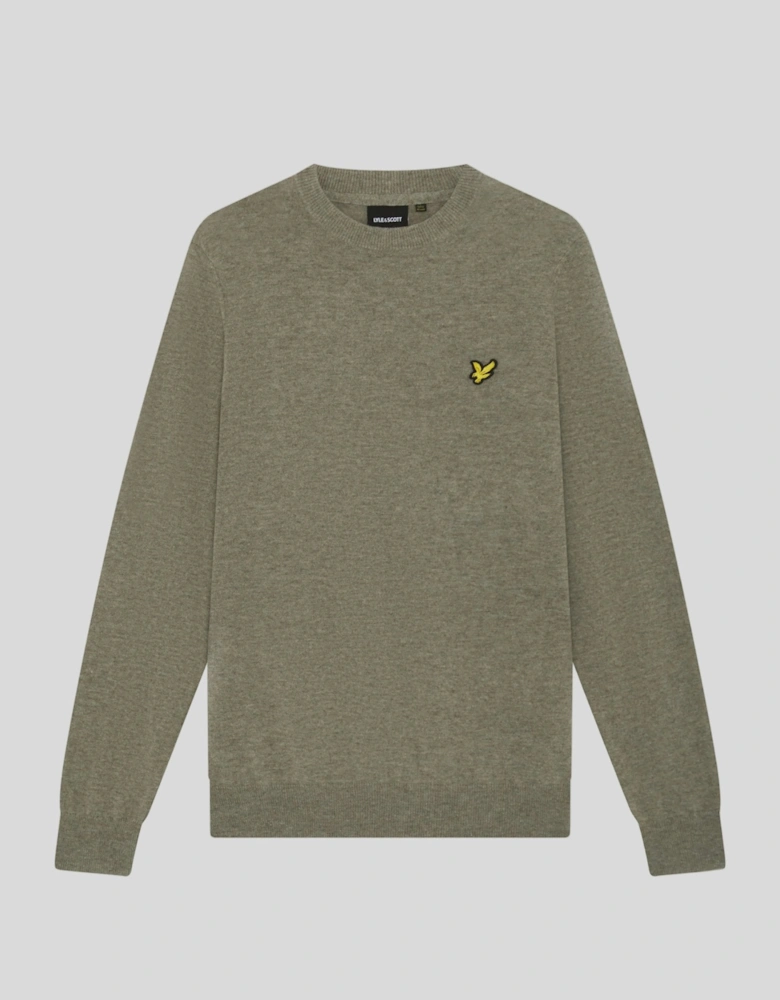 Lambswool Blend Crew Neck Jumper