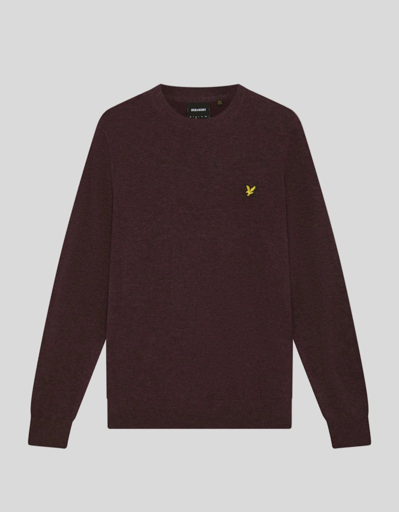 Lambswool Blend Crew Neck Jumper