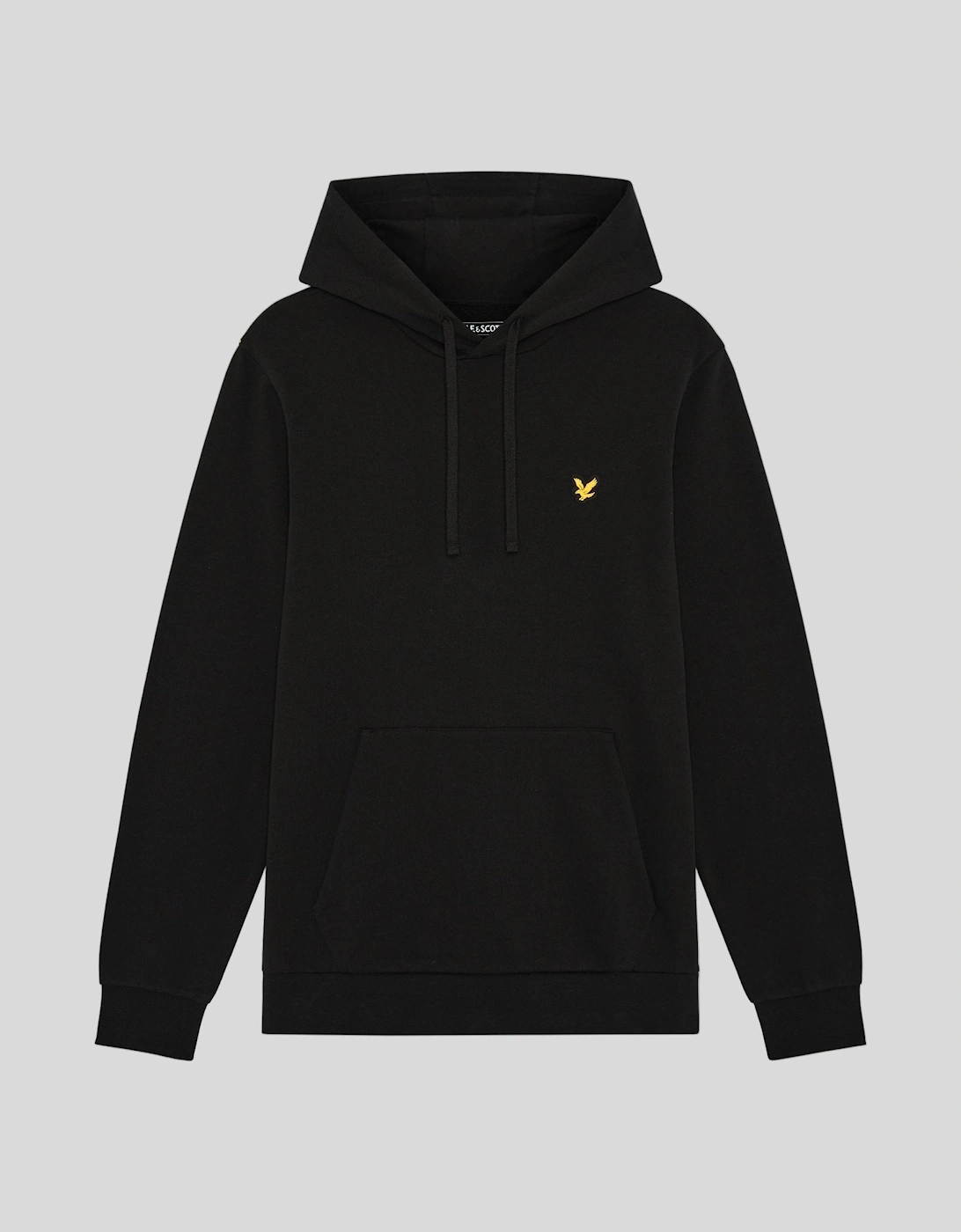 Lyle And Scott Men's Sports Loopback Cotton Hoodie - Black - Size: 36