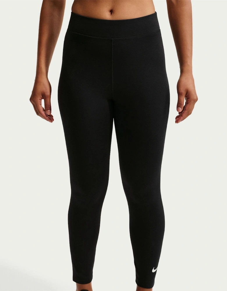 Womens Classic High Waisted 7 8 Leggings
