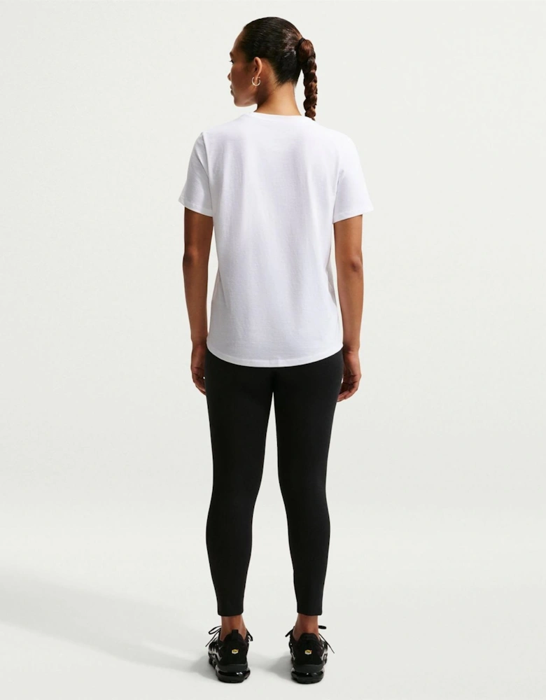 Womens Classic High Waisted 7 8 Leggings