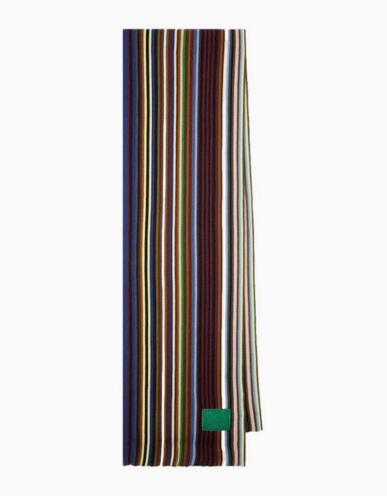 Paul Smith  Iver Stripe Scarf 47 Navy