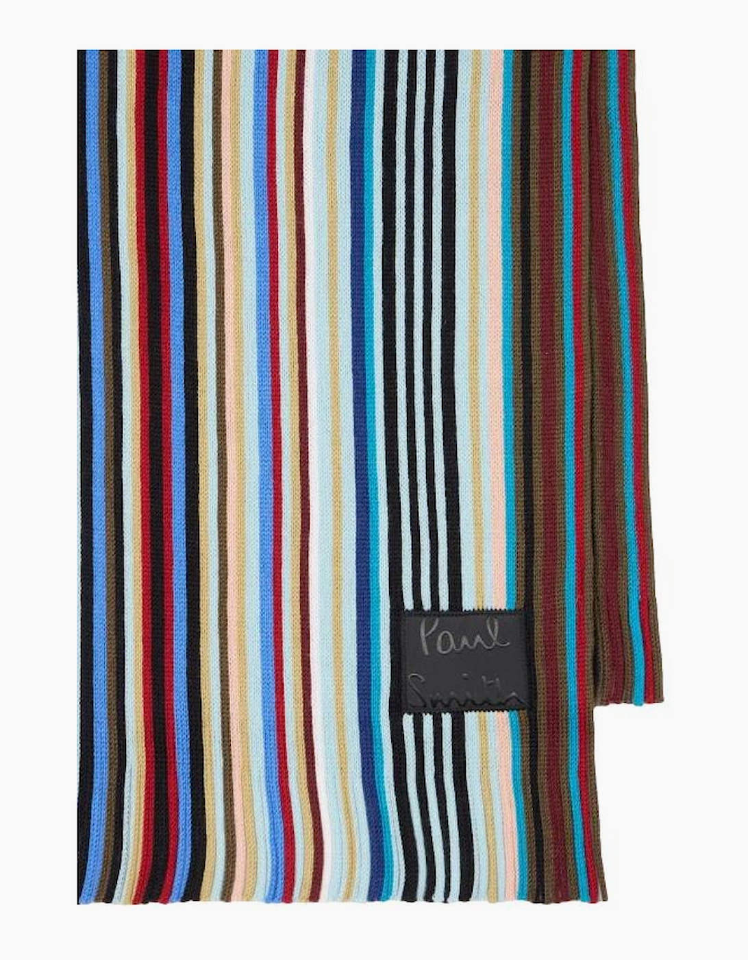 Paul Smith  Iver Stripe Scarf 45 Cobalt