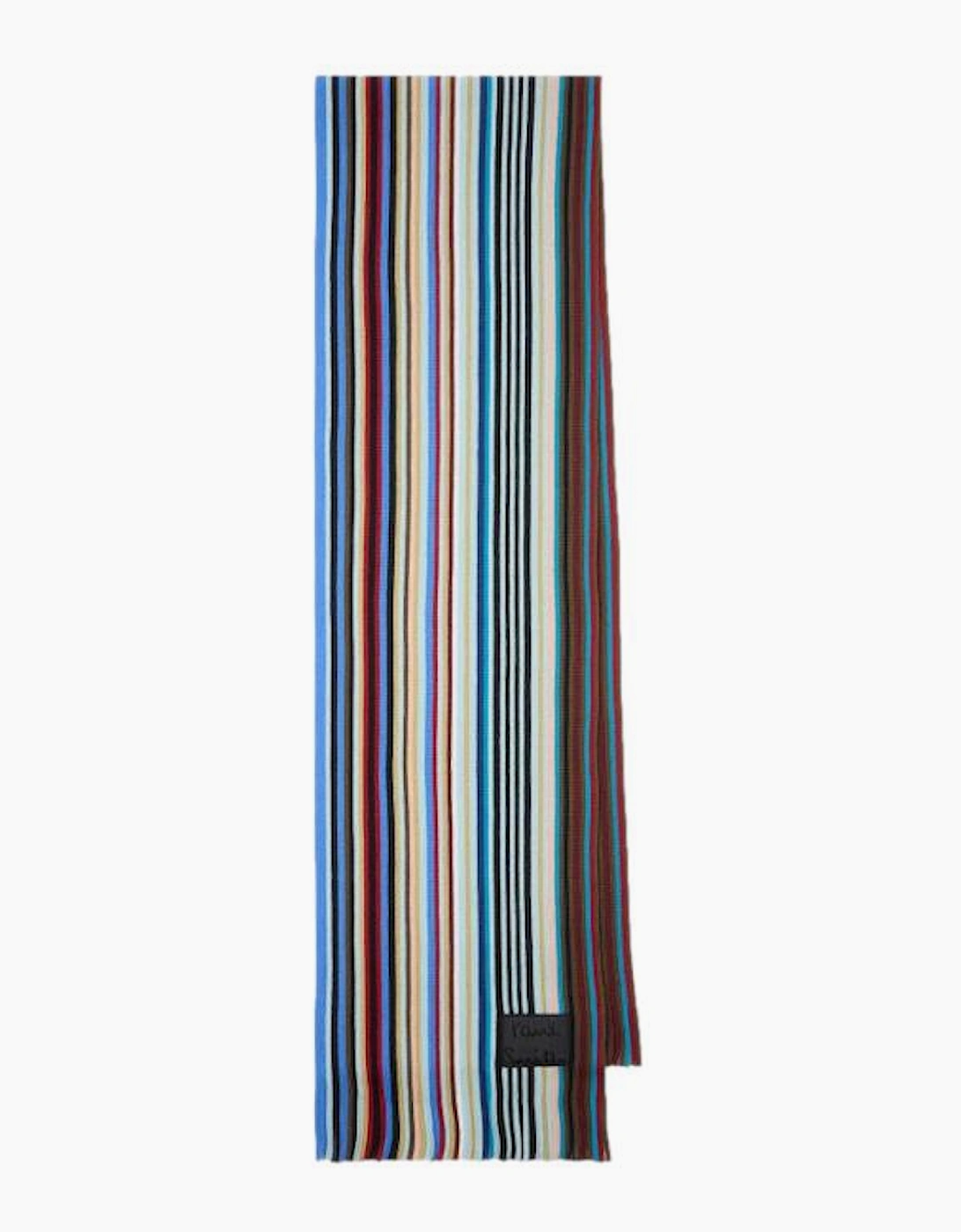 Paul Smith  Iver Stripe Scarf 45 Cobalt
