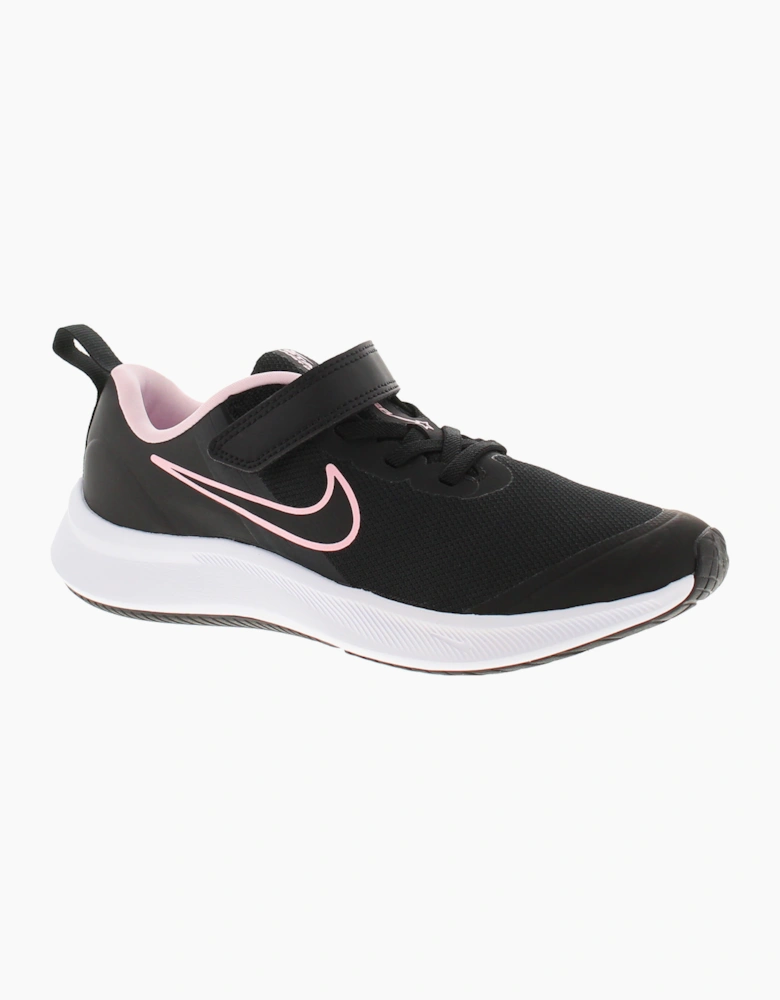 Nike Girls Trainers Star Runner 3 Psv Touch Fastening black UK Size