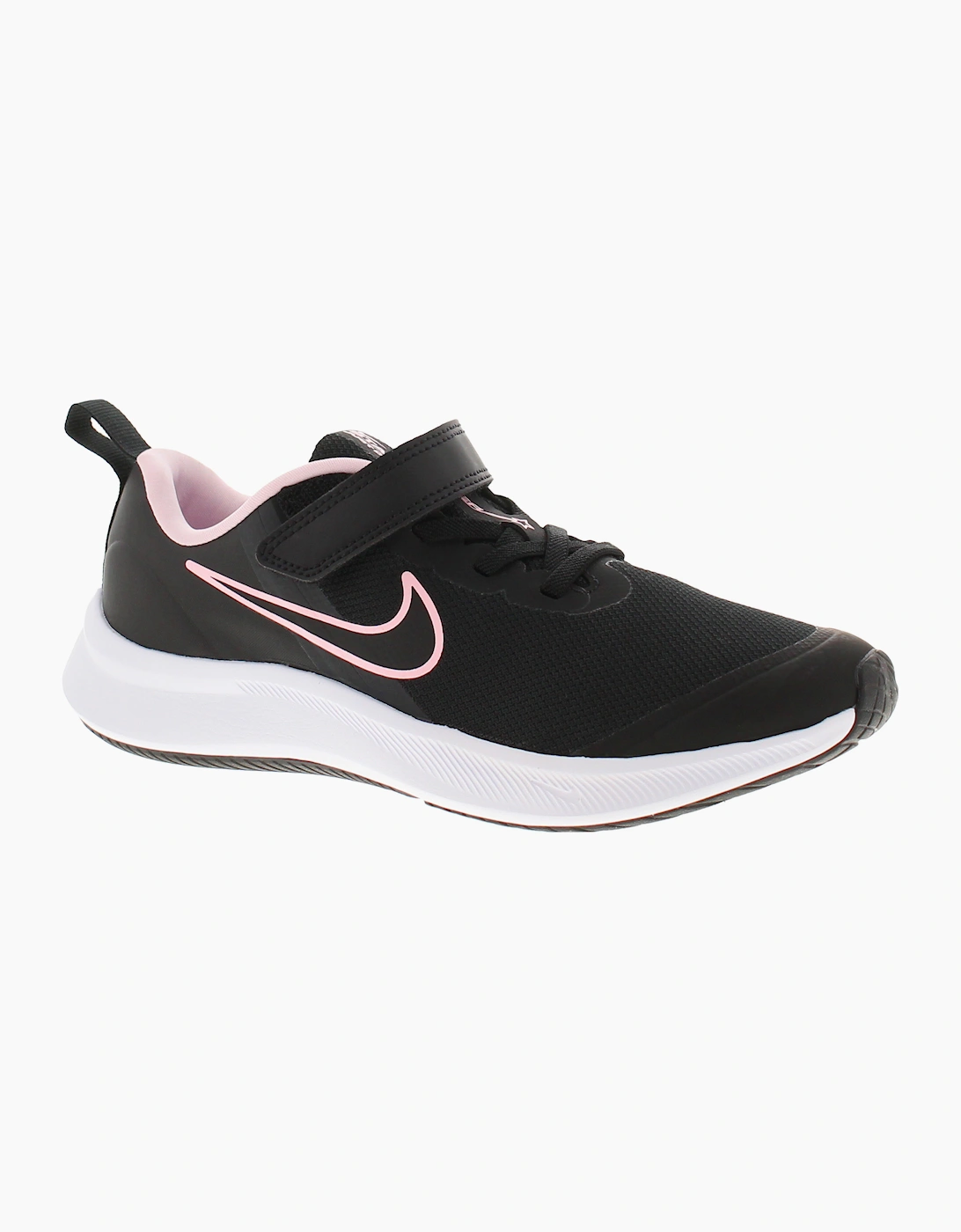 Nike Girls Trainers Star Runner 3 Psv Touch Fastening black UK Size