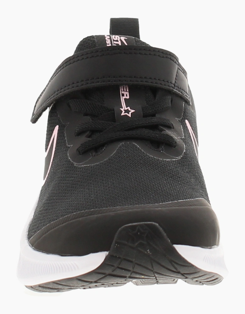 Nike Girls Trainers Star Runner 3 Psv Touch Fastening black UK Size