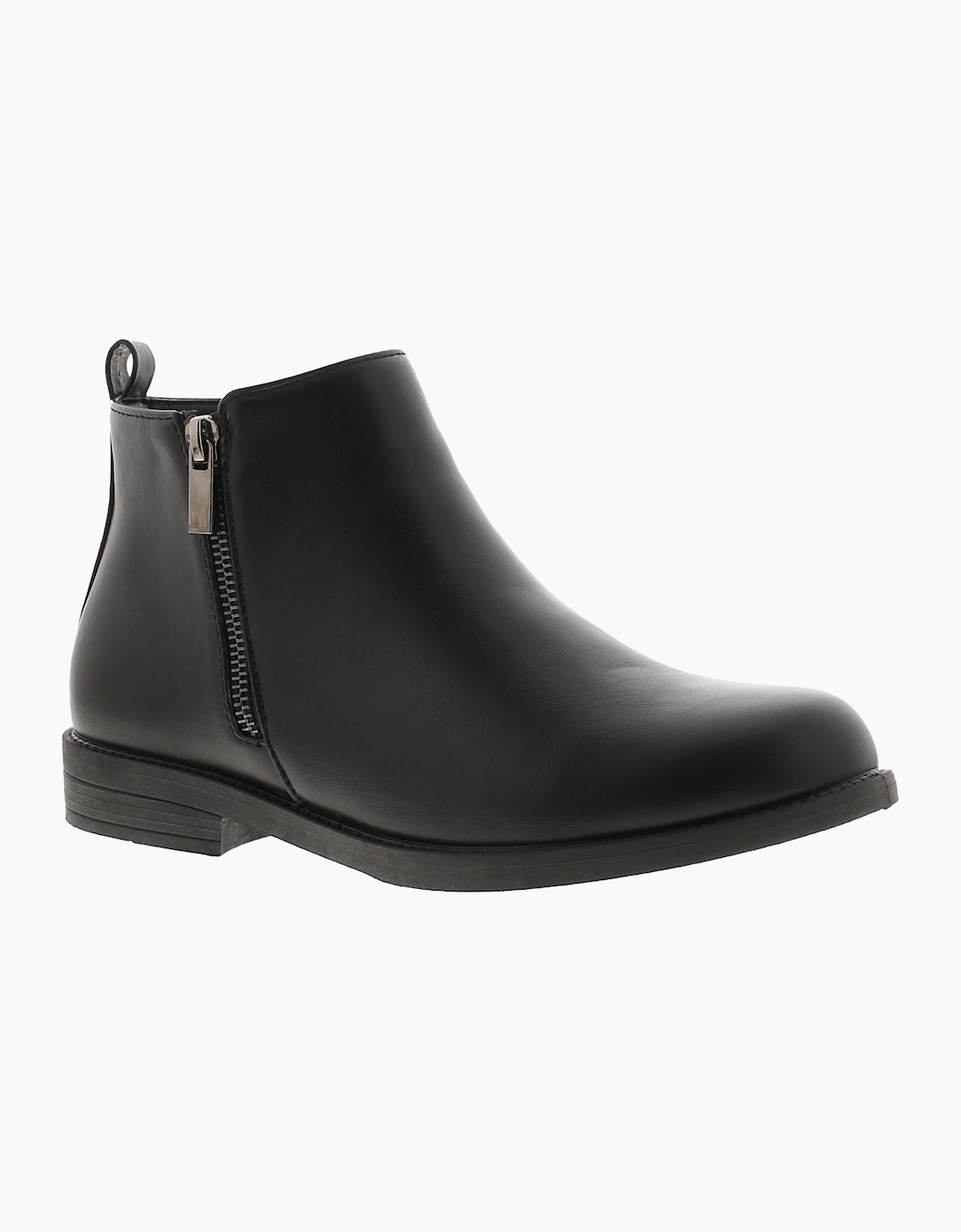 Platino Womens Ankle Boots Holly Zip black UK Size