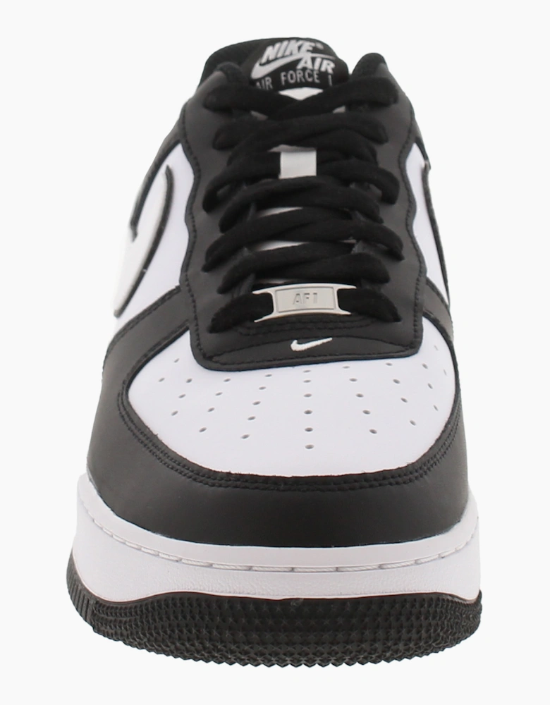 Nike Mens Trainers Air Force 1 07 Leather Lace Up black UK Size