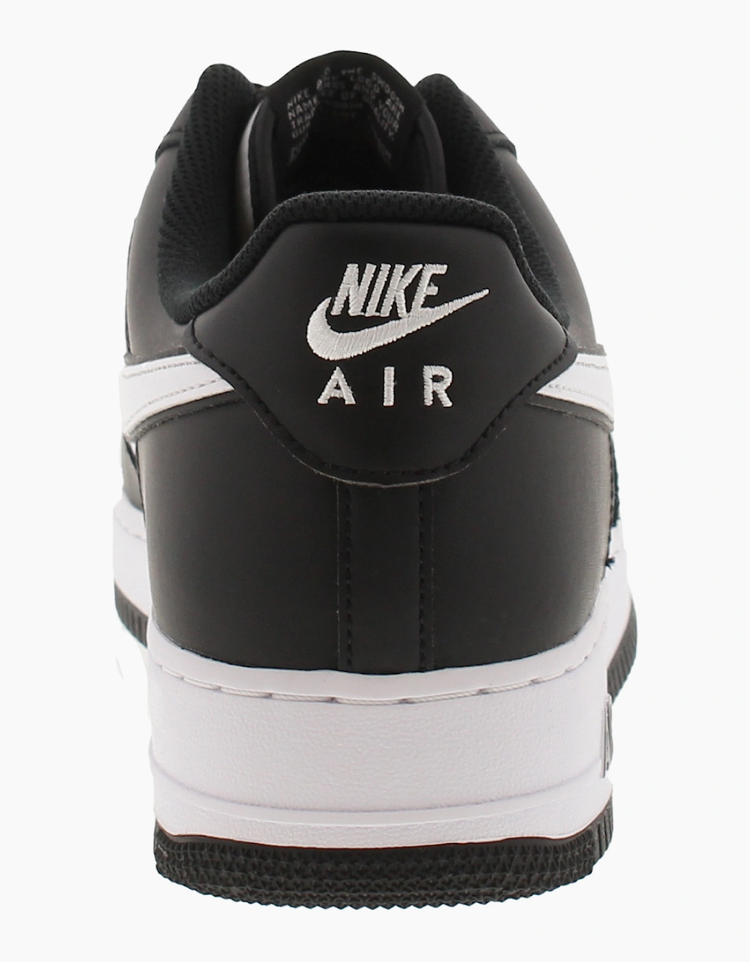 Nike Mens Trainers Air Force 1 07 Leather Lace Up black UK Size