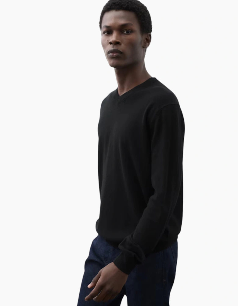 M&S Mens Cashmilon Jumper V Neck Sweatshirt