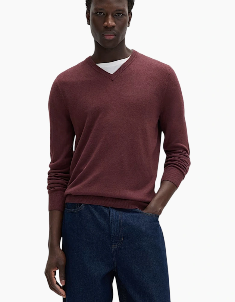 M&S Mens Cashmilon Jumper V Neck Sweatshirt