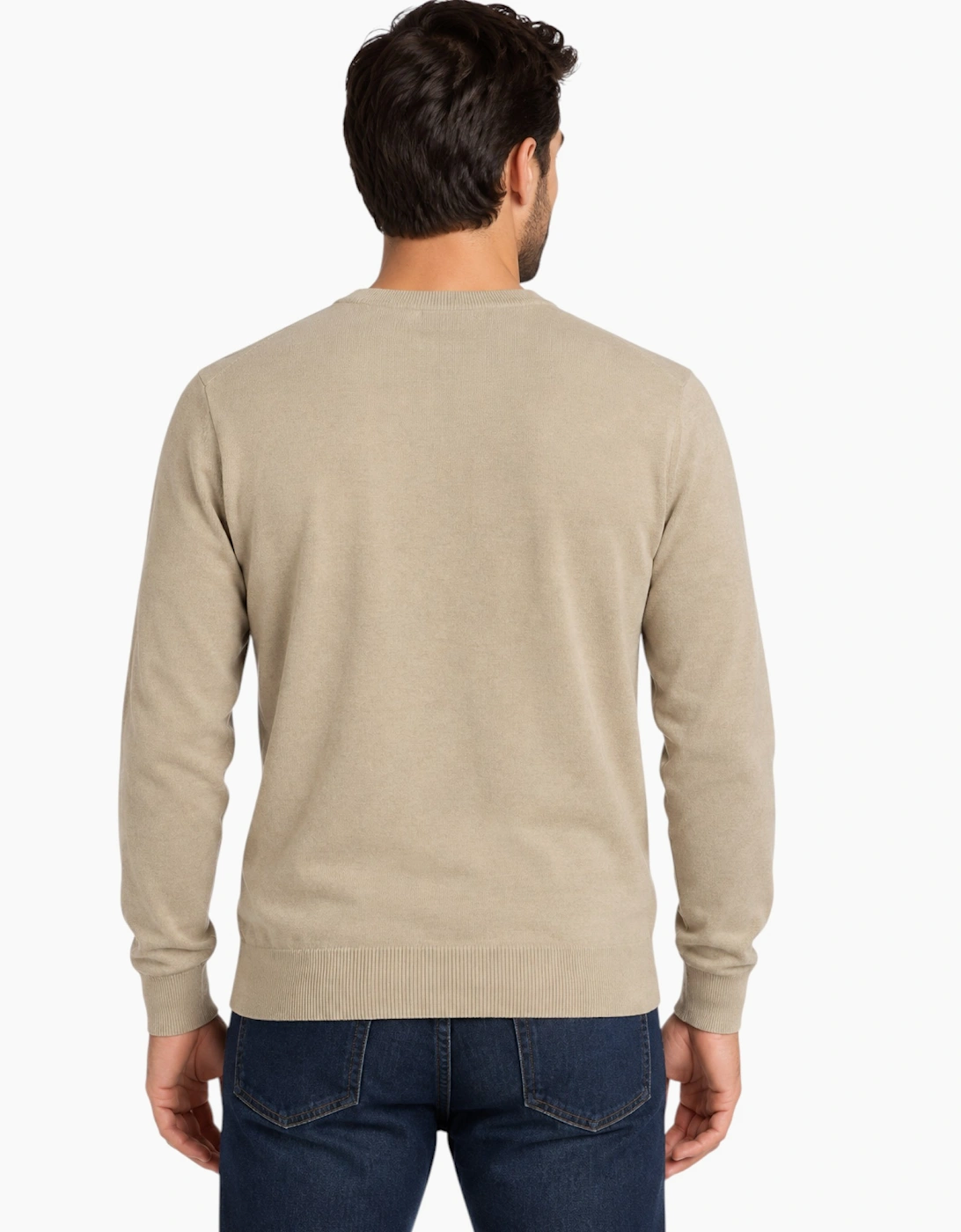 M&S Mens Cashmilon Jumper V Neck Sweatshirt