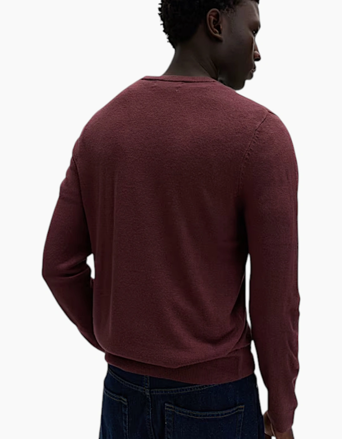 M&S Mens Cashmilon Jumper V Neck Sweatshirt
