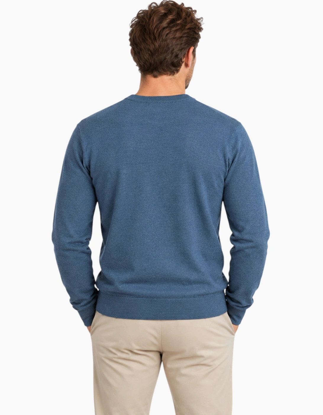 M&S Mens Cashmilon Jumper V Neck Sweatshirt