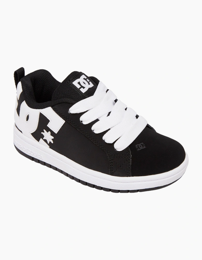 DC Shoes Kids Court Graffik Leather Chunky Trainers
