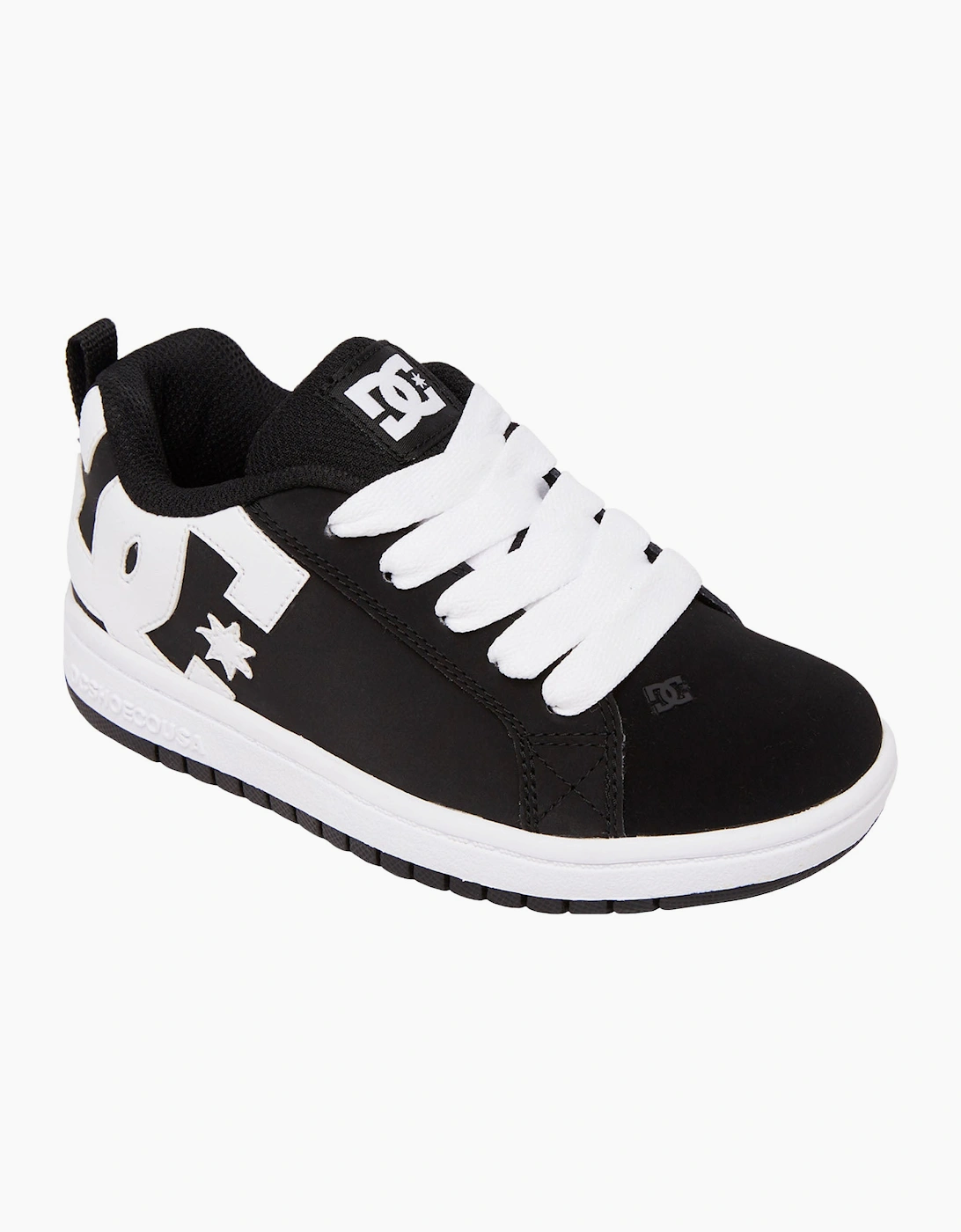 DC Shoes Kids Court Graffik Leather Chunky Trainers