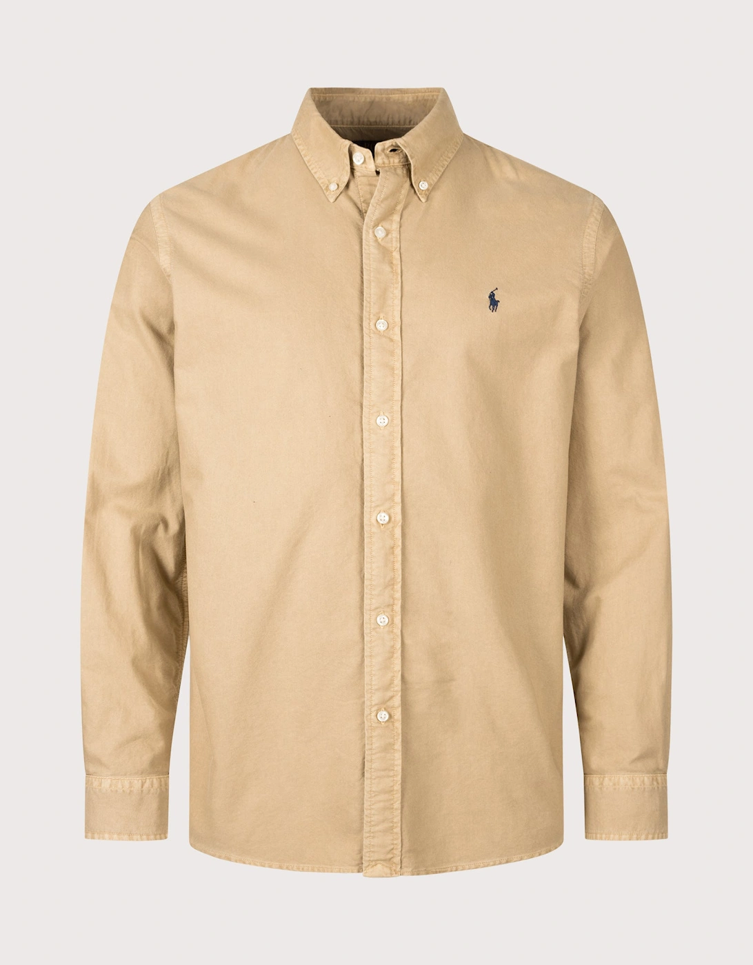 Custom Fit Garment-Dyed Oxford Shirt