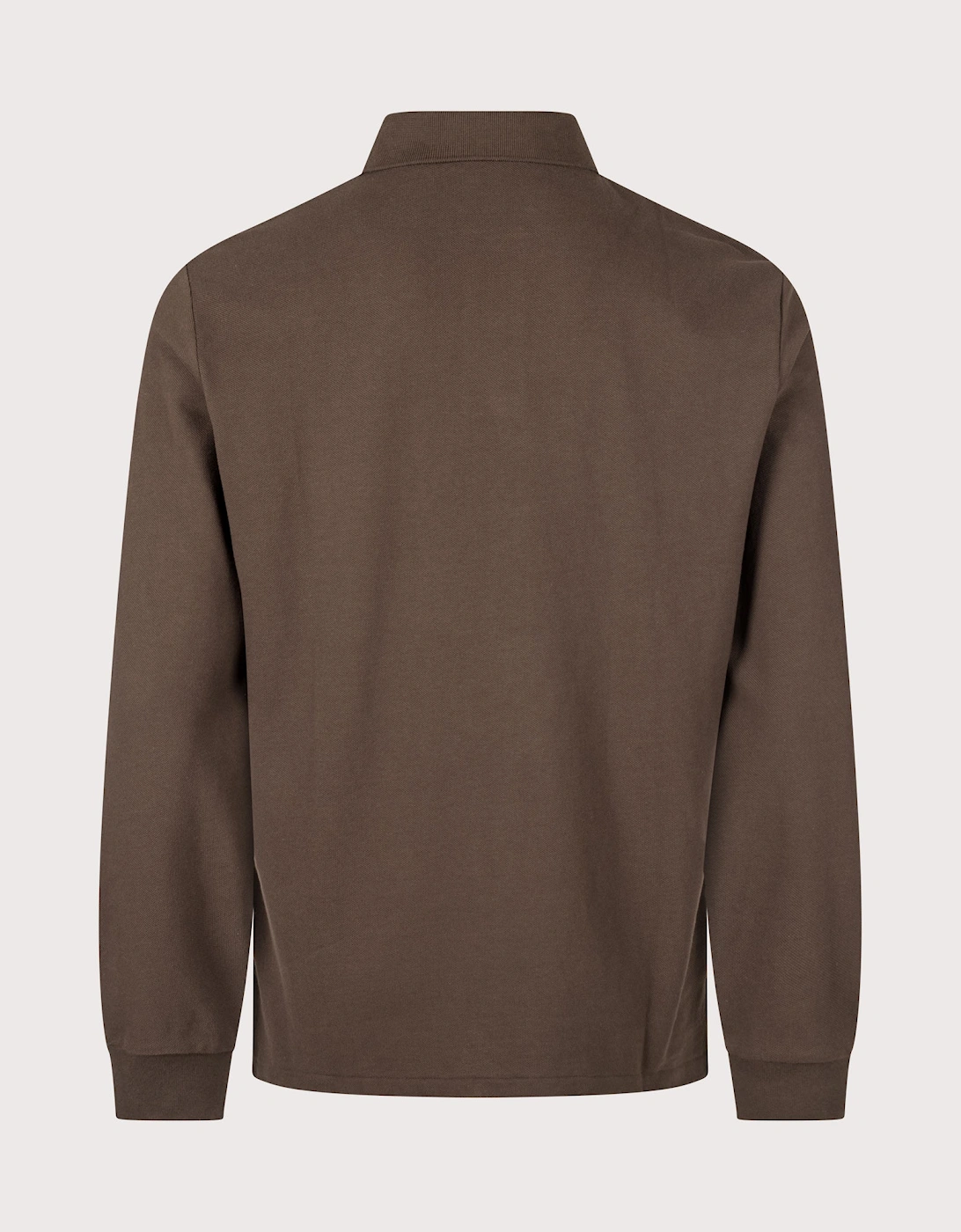 Custom Slim Fit Long Sleeve Polo Shirt