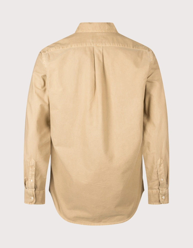 Custom Fit Garment-Dyed Oxford Shirt