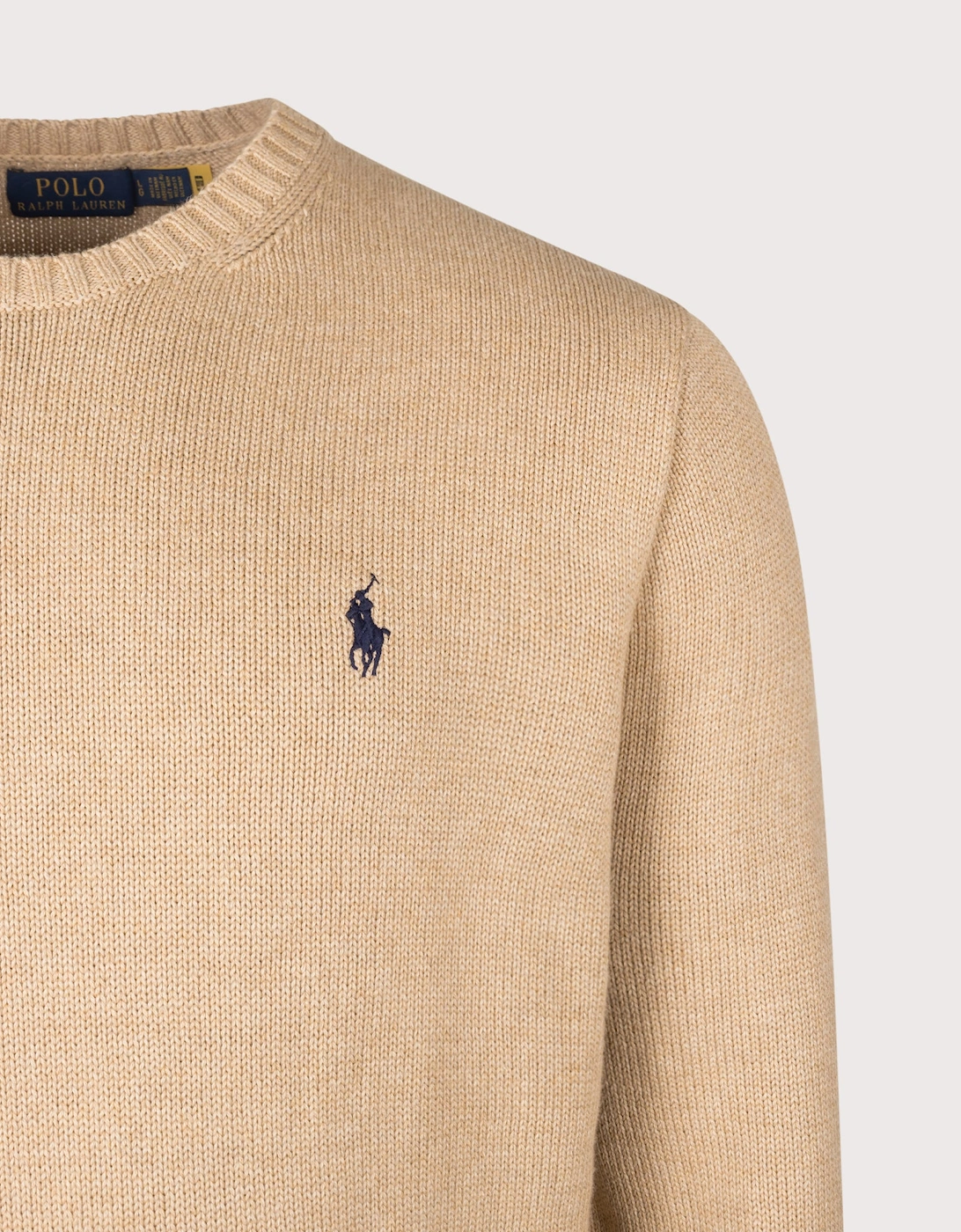 Regular Fit Cotton Crew Neck Jumper