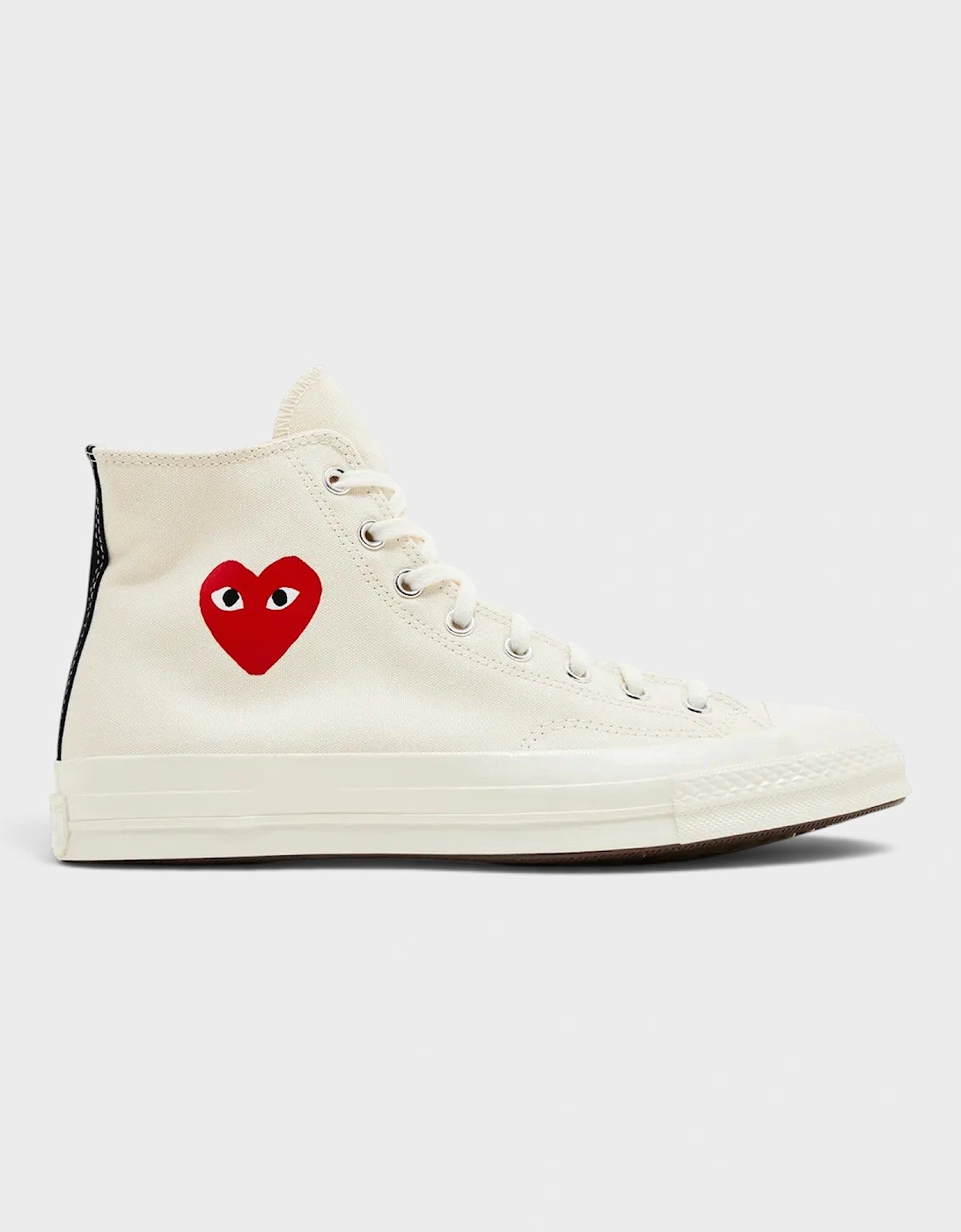 Chuck Taylor All Star 70 Hi Comme des Garcons PLAY Single Heart Milk