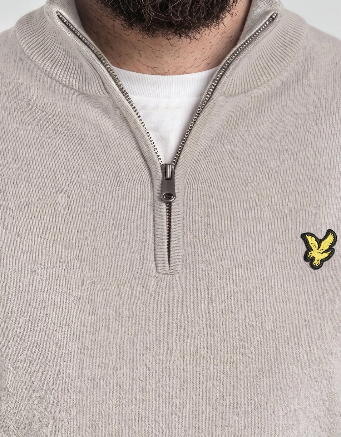 Cotton Merino 1/4 Zip Jumper