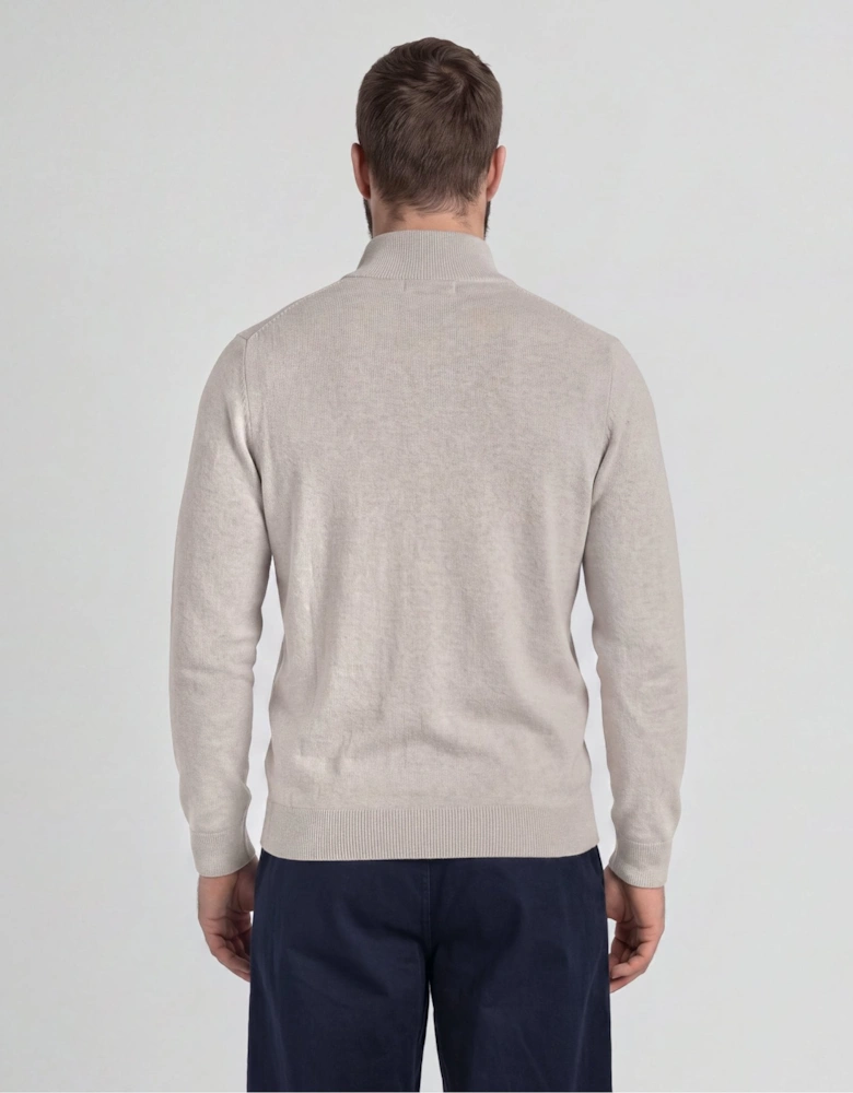 Cotton Merino 1/4 Zip Jumper