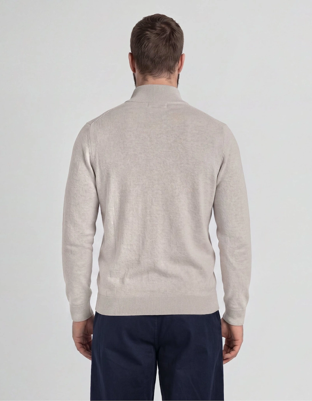 Cotton Merino 1/4 Zip Jumper