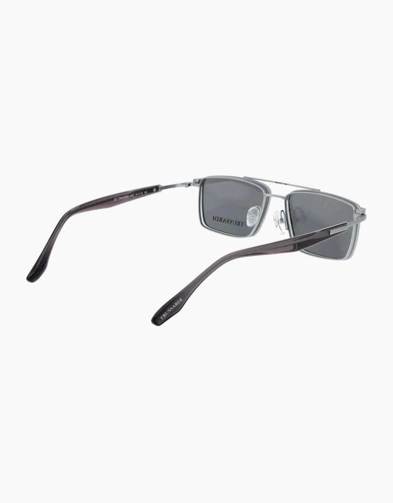 Trussardi Optical Frame TSM1047GT 03A 54 & Sunglasses Clip TSM1047GT 03AG 54