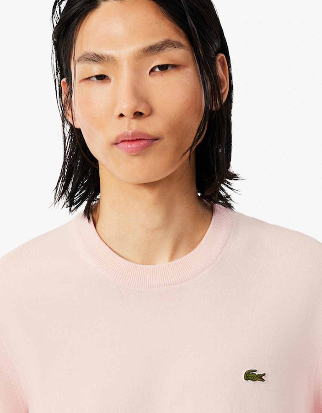 Lacoste Monochrome Crew Neck Cotton Sweatshirt