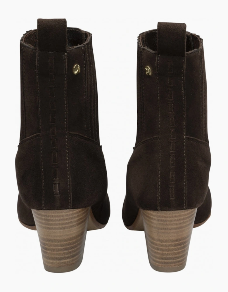 Axford ankle boot in chocolate brown