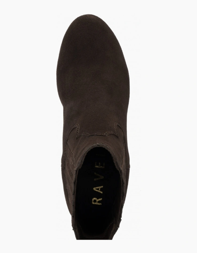 Axford ankle boot in chocolate brown