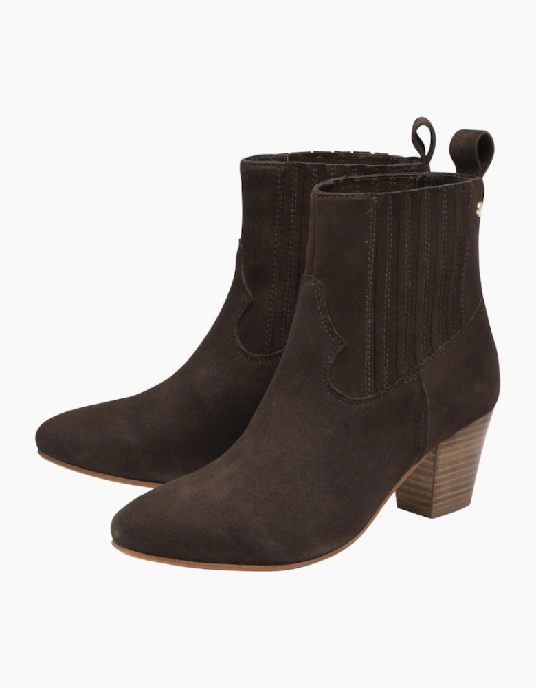 Axford ankle boot in chocolate brown