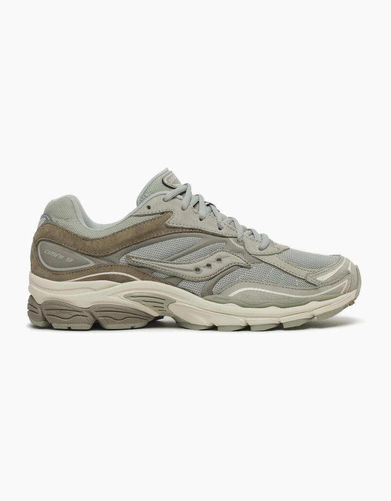 Saucony Pro Grid Omni 9 Suede Trainers