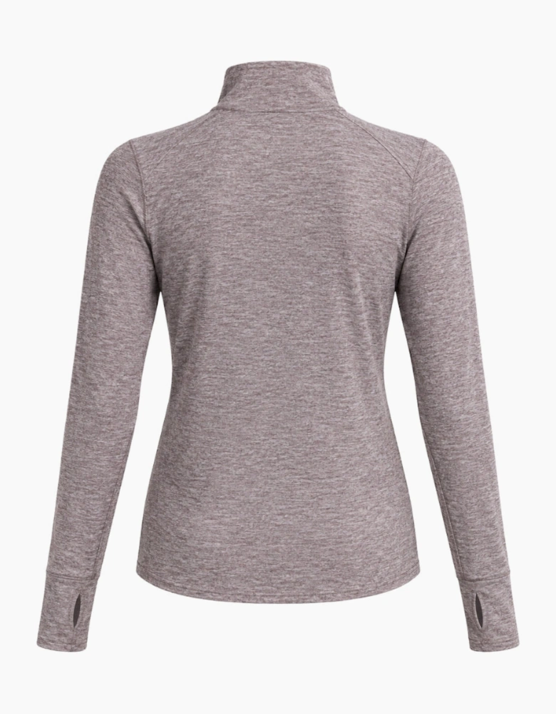 Nike Swift Women's UV Protection 1/4-Zip Brown Running Top