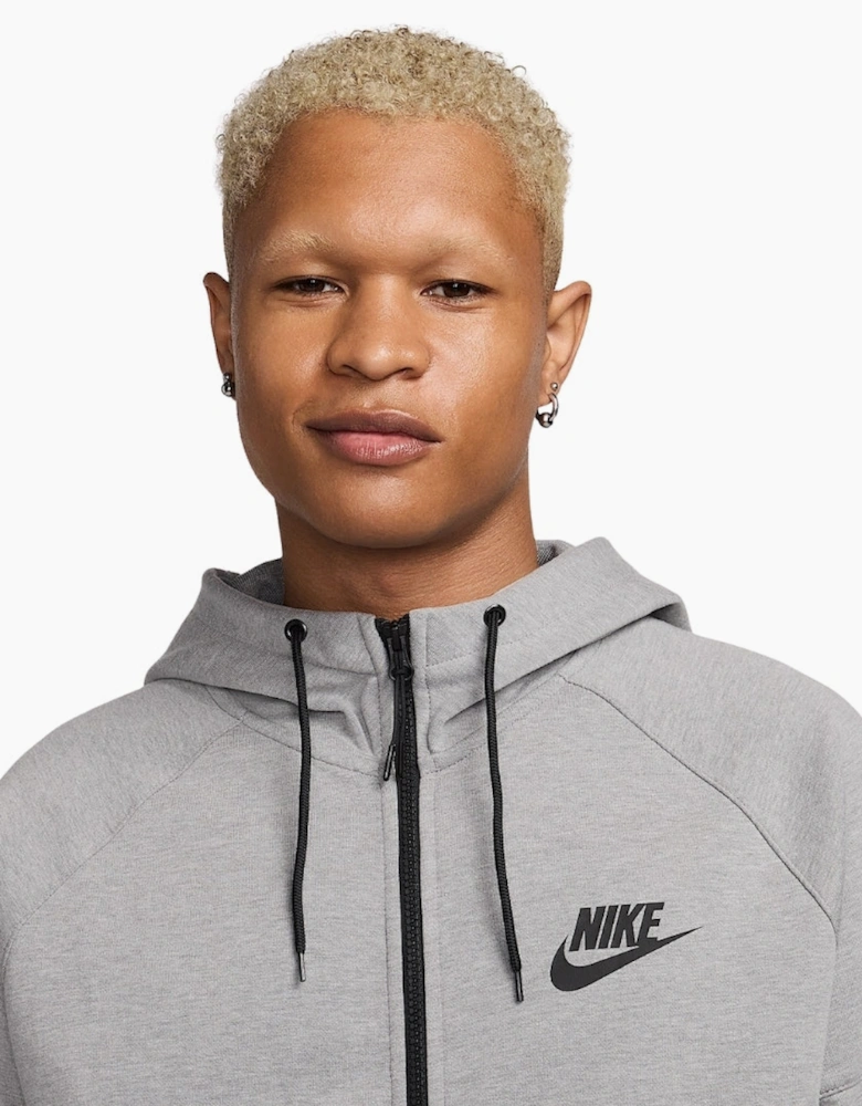 Nike Sportswear Tech Essentials Men's Full-Zip Grey Fleece Hoodie