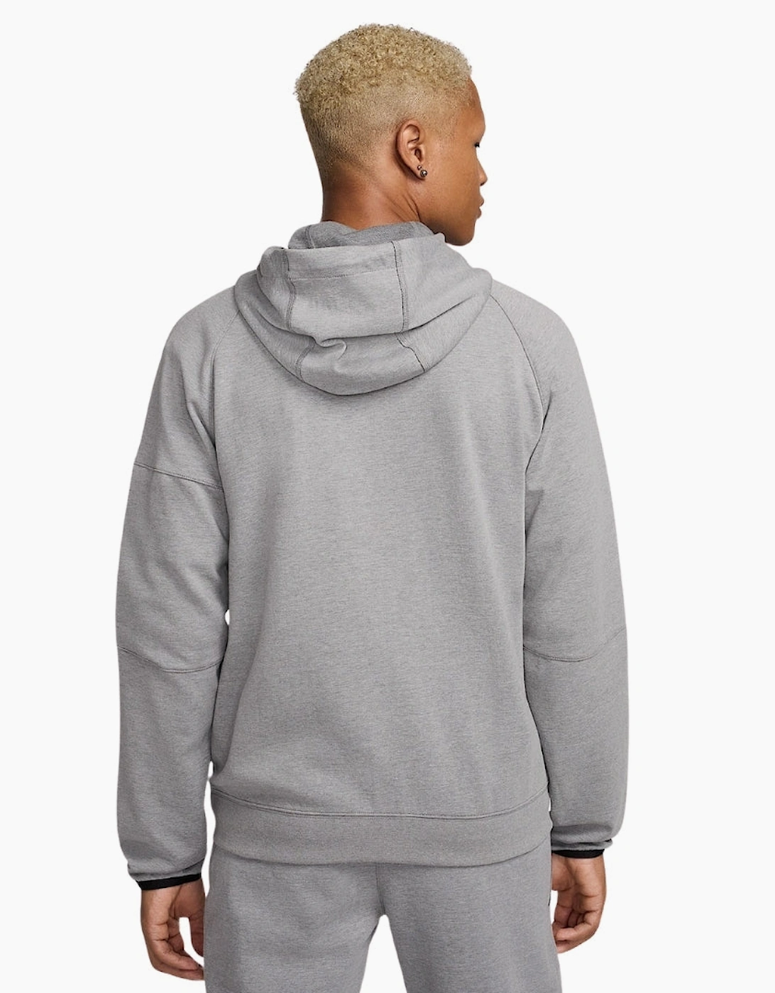 Nike Sportswear Tech Essentials Men's Full-Zip Grey Fleece Hoodie