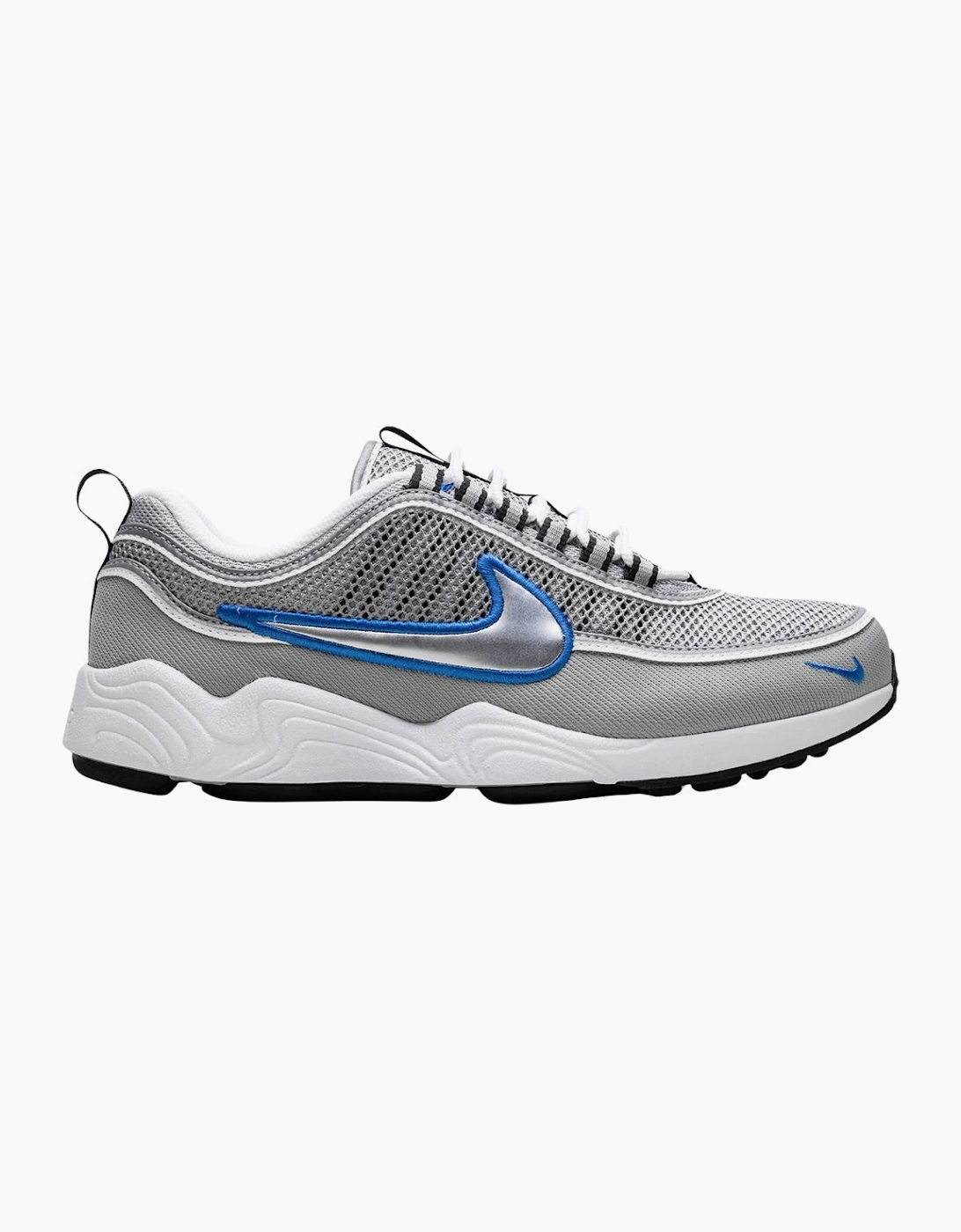 Nike Zoom Spiridon Metallic Silver/Signal Blue Trainers