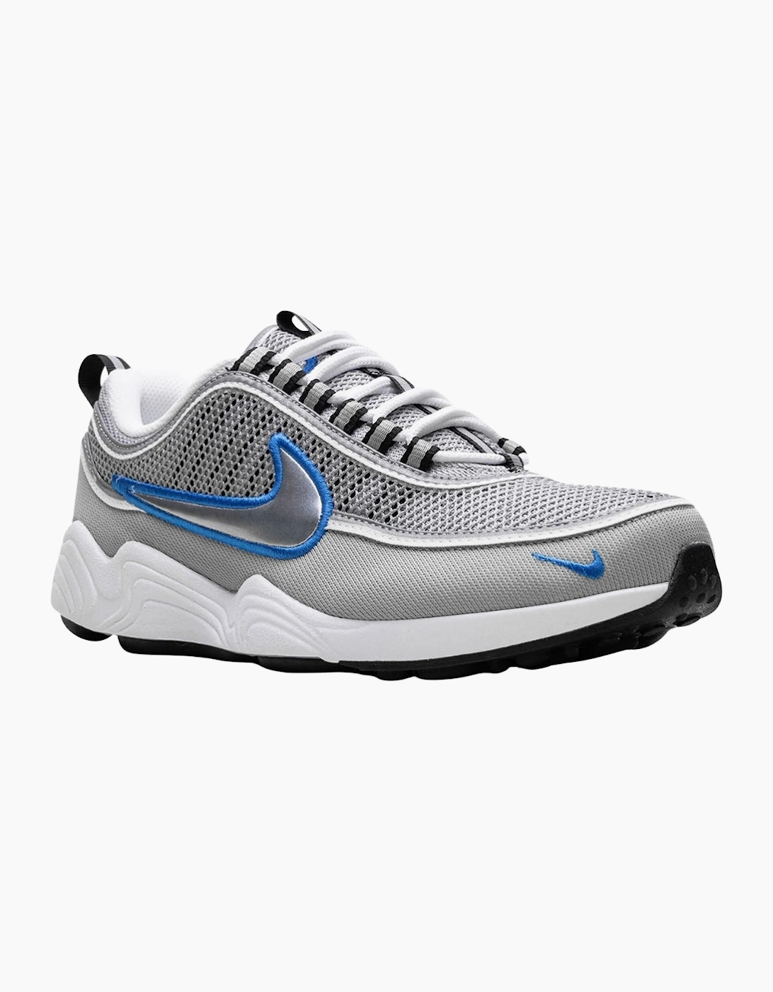 Nike Zoom Spiridon Metallic Silver/Signal Blue Trainers