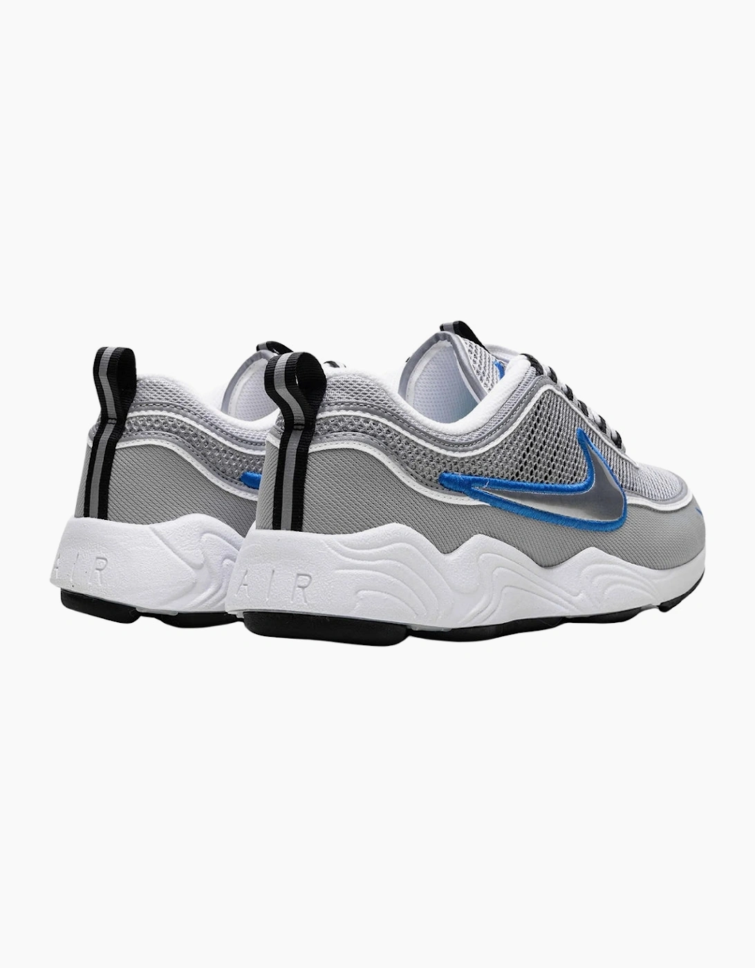 Nike Zoom Spiridon Metallic Silver/Signal Blue Trainers
